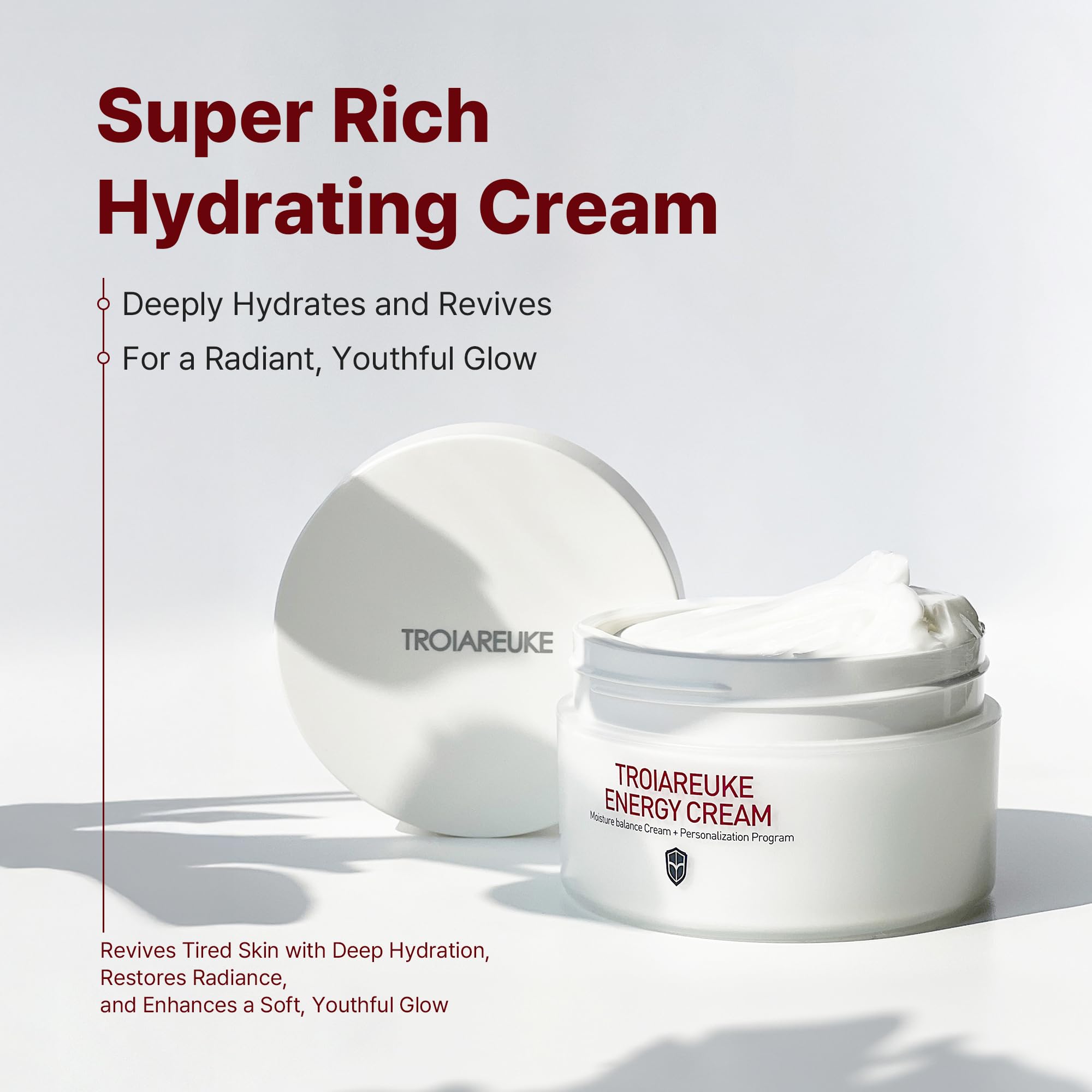 Amazon.com: TROIAREUKE Energy Cream, Moisturizing Facial Night